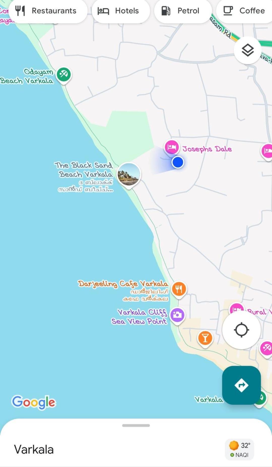 Joseph Dale Homestay Varkala Εξωτερικό φωτογραφία